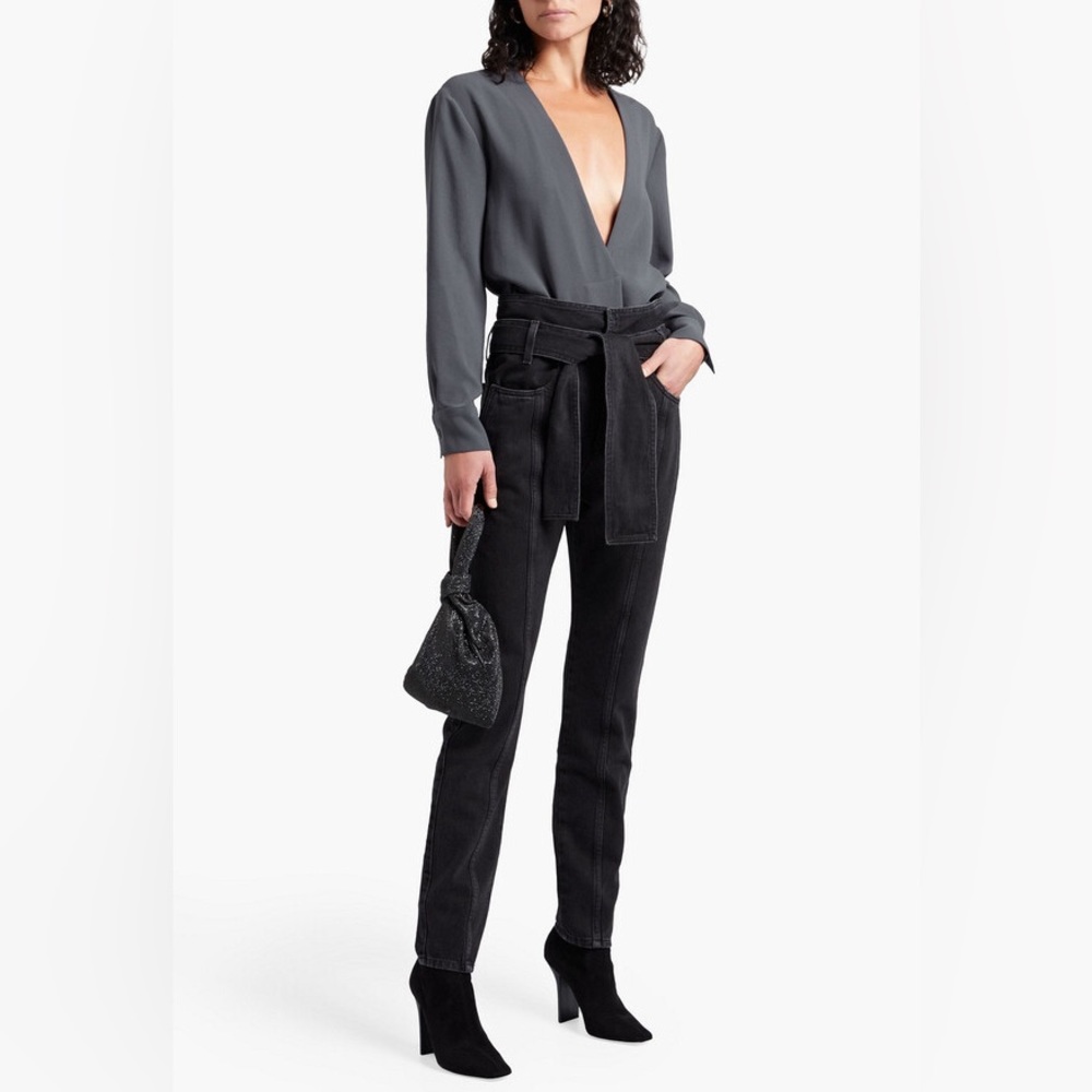 IRO Paris ‘Ouzilly’ High-Rise Paperbag Jeans